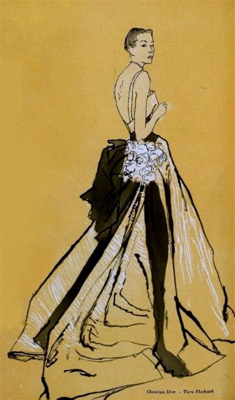 christian dior 1948|christian dior fashion sketches.